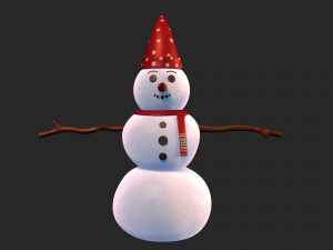 snowman v01 3D Model