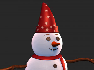 snowman v01 3D Model