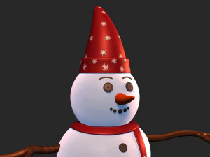 snowman v01 3D Model