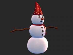 snowman v01 3D Model