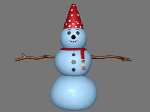 snowman v01 3D Model