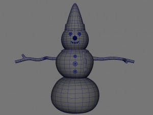 snowman v01 3D Model
