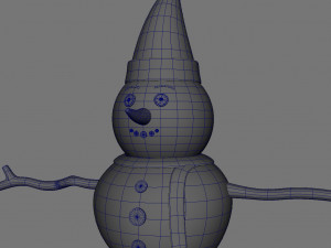 snowman v01 3D Model