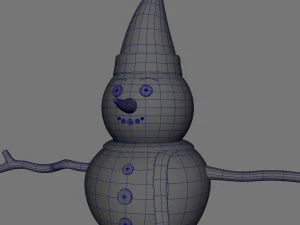snowman v01 3D Model