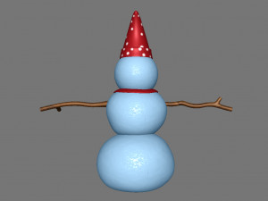 snowman v01 3D Model
