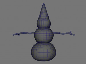 snowman v01 3D Model