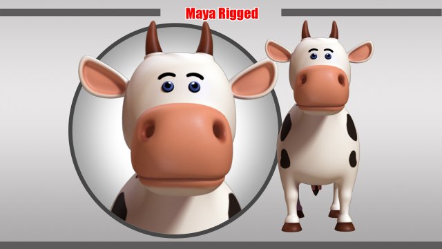 caw rigged Modelo 3D .c4d .max .obj .3ds .fbx .stl .blend 