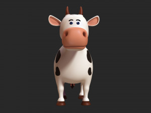 caw rigged Modelo 3D