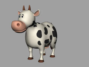 caw rigged 3D Model