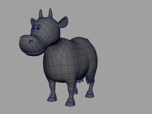 caw rigged 3D Model