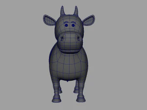 caw rigged 3D Model