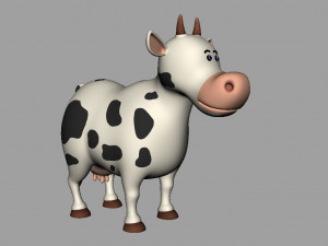 caw rigged Modelo 3D