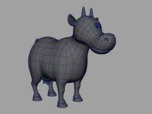 caw rigged 3D Model