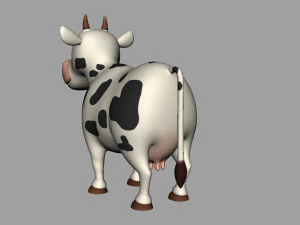 caw rigged 3D Model
