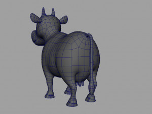 caw rigged Modelo 3D