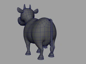 caw rigged 3D Model