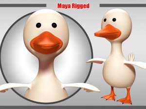 duck rigged 3D मॉडल