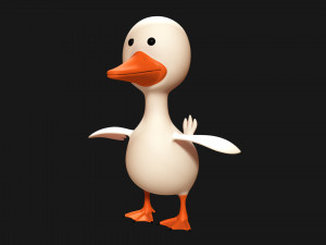 duck rigged 3D Модель