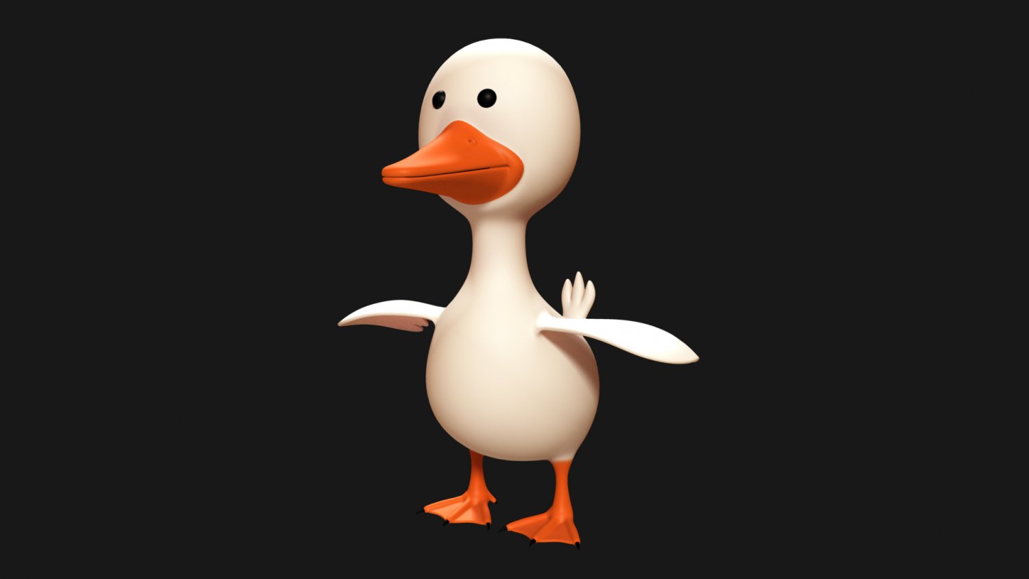 3d модель утки