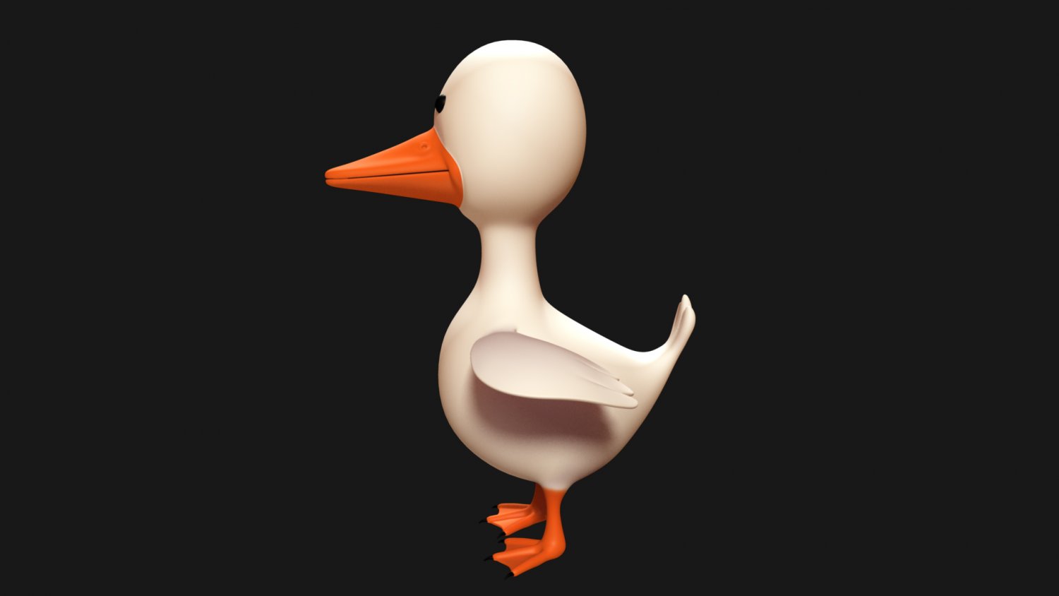 3d модель утки