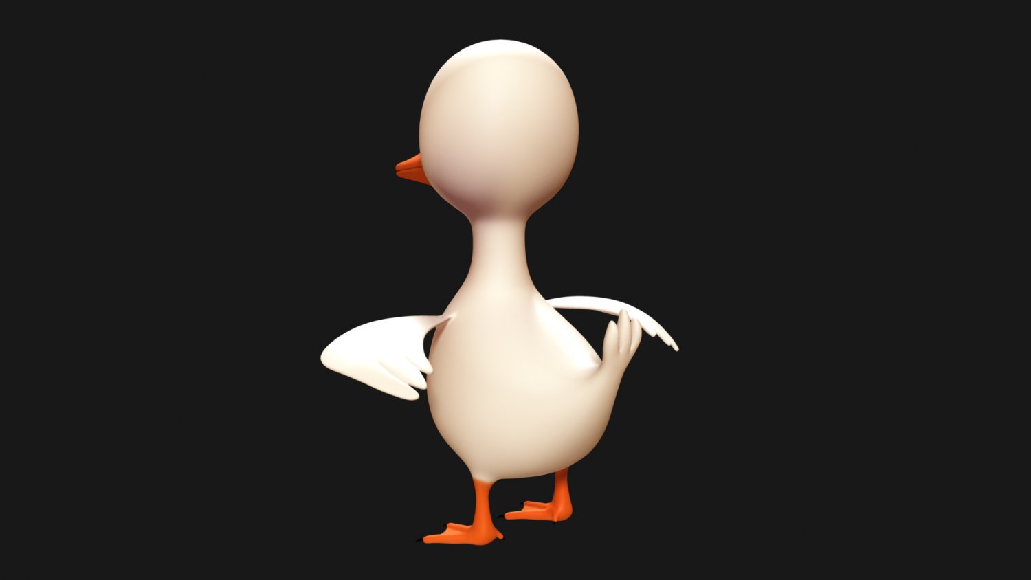 3d модель утки