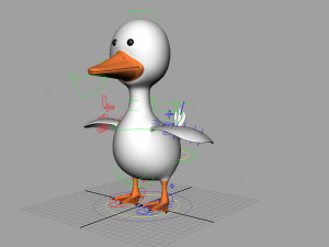 duck rigged 3D Модель