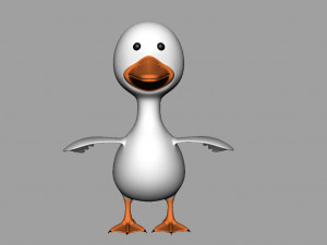duck rigged 3D Модель