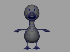 duck rigged 3D Модель