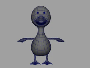 anatra truccata Modello 3D