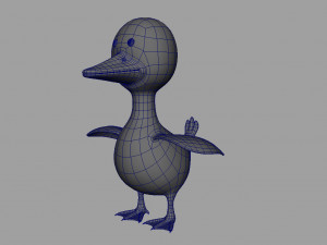 duck rigged 3D Модель