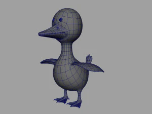 anatra truccata Modello 3D