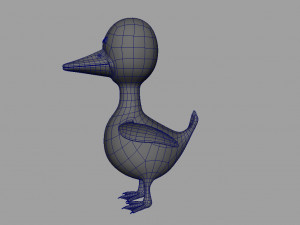 duck rigged 3D Модель