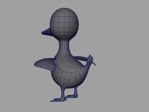 duck rigged 3D Модель