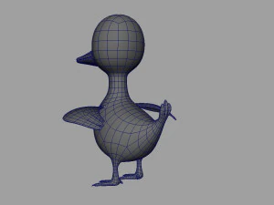 anatra truccata Modello 3D