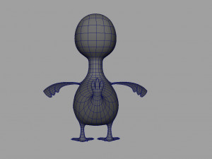 duck rigged 3D Модель