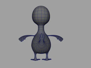 anatra truccata Modello 3D