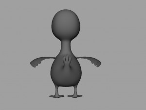 duck rigged 3D Модель