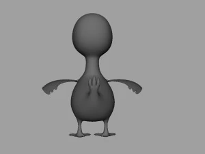 anatra truccata Modello 3D