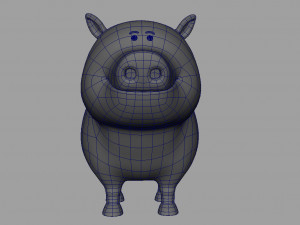 pig rigged 3D Модель