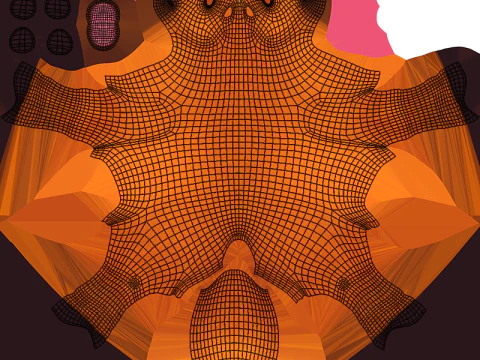 Pferde-Cartoon 3D Modell