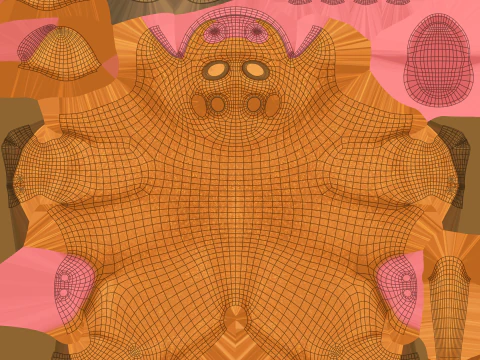 Cartoon Cow V02 3D Model