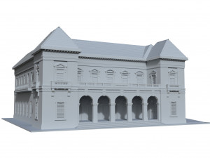 courthouse 3D-printmodel