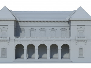 courthouse 3D Baskı Modeli