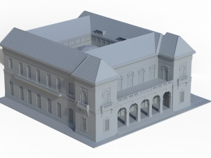 courthouse 3D Baskı Modeli