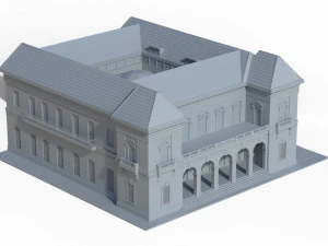 courthouse 3D Print Model