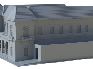 courthouse 3D Baskı Modeli