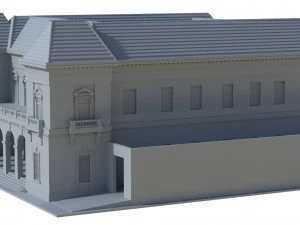 courthouse 3D Print Model