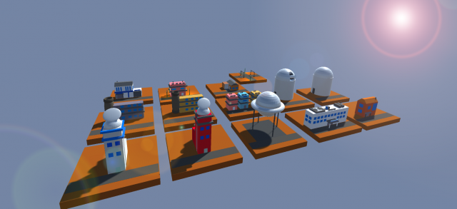 low poly city starter pack 1 3D 모델 .c4d .max .obj .3ds .fbx .stl .blend 