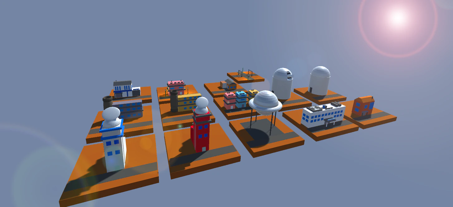 low poly city starter pack 1 3D Model .c4d .max .obj .3ds .fbx .stl .blend