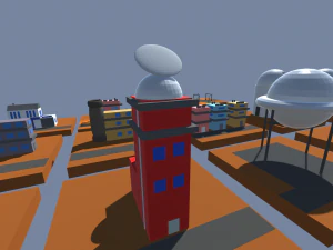 low poly city starter pack 1 3D Model